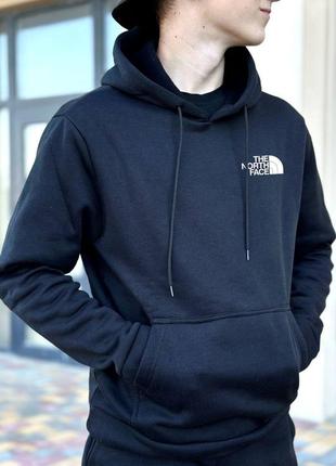 Зимнее худи the north face черное