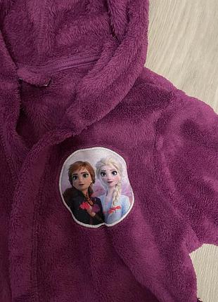 Халат disney zara george c&a frozen 2-3 3-4 года холодное сердце