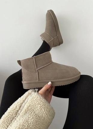 Ugg ultra mini sand suede, уггі жіночі ультра міні, угги женские ультра мини