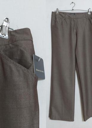 Брюки палаццо средней посадки шерсть,мохер barbara bui initials