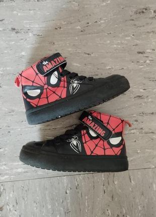 Ботинки кроссовки кеды человек паук 25 размер