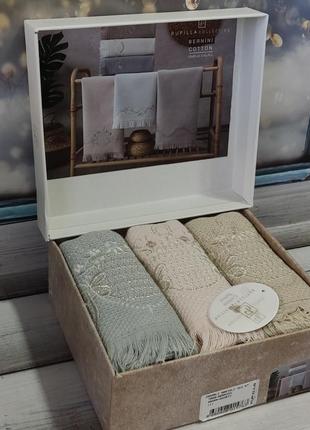 Подарочный набор полотенец кухонные полотенца