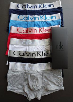 Чоловічі боксери/труси calvin klein серія steel - 1 шт.2 фото