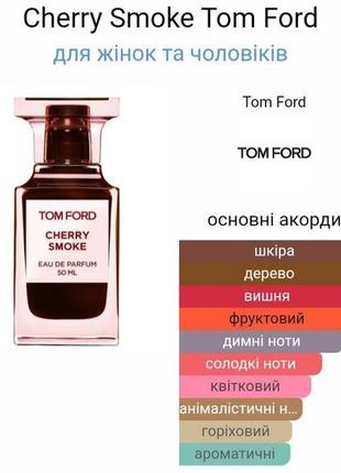 Парфюм мини том форд, tom ford cherry smoke perfume newly унисекс 58 мл2 фото