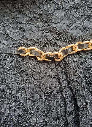 (1239) Чорне ажурне плаття jeanne d'arc з потайною змійкою/розмір 406 фото