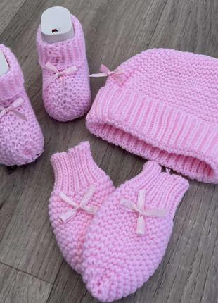 Комплект becol "в'язка" рожевий