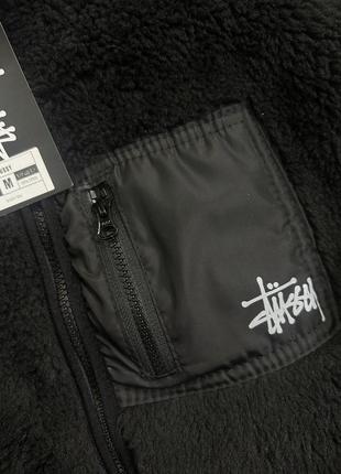 Двухсторонняя sherpa stussy😍5 фото