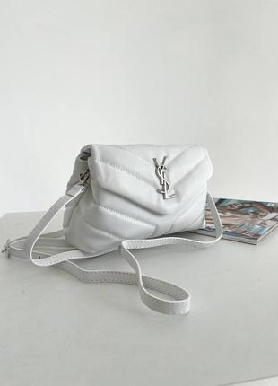 Сумка yves saint laurent pretty bag white