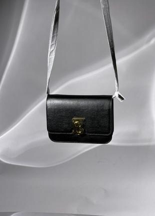 Женская сумка burberry calfskin mini tb bag black9 фото