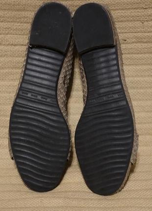 Утонченные кожаные серебристо коричневые балетки kennel & schmenger германия 6,5 р.( 25 см.)10 фото