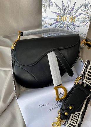 Dior saddle сумочка кожаная