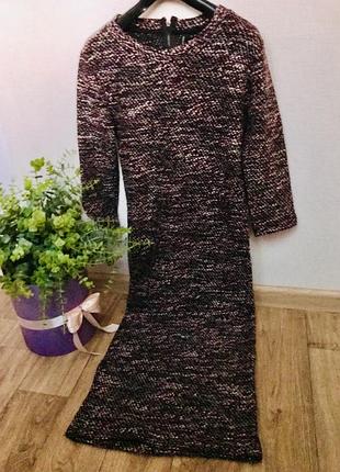 Плаття вузьке міді в'язане stradivarius s xs