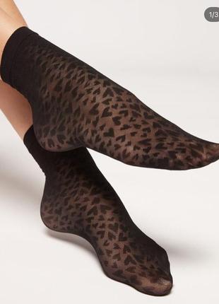 Стильные капроновые носочки от calzedonia#