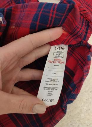 Новогодняя рубашка для мальчика санта. сорочка на мальчика