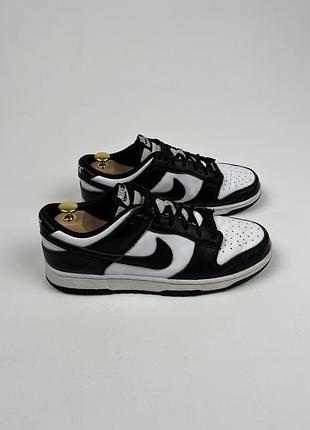 Оригинальные кожаные кроссовки nike dunk low retro3 фото
