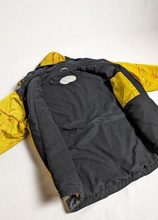Винтажная зимняя куртка luhta. желтая, теплая куртка. vintage7 фото