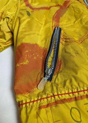 Винтажная зимняя куртка luhta. желтая, теплая куртка. vintage5 фото