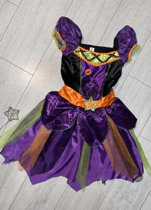 Платье карнавальное платье на хеловин 7-8 лет