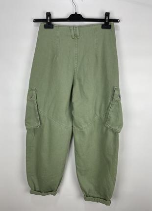 Bershka 0038/335 размер s зеленые джинсы s zara3 фото