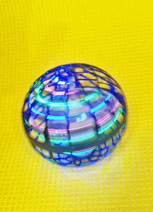 Літаюча куля спінер на пульті. світиться, м'ячик-бумеранг 9,5 см7 фото