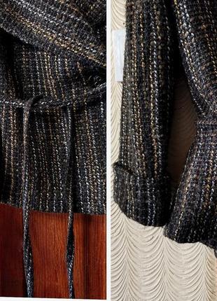 Блейзер h&m твидовый женский пиджак жакет твид10 фото