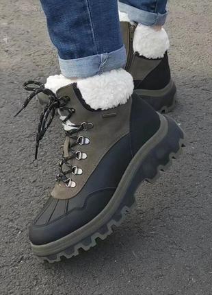 Tamaris легенькі непромокаючі  зимові черевики - 371 фото