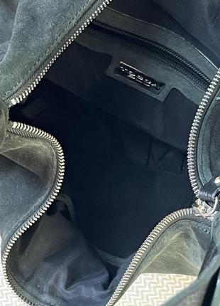 Натуральная замшевая сумка tosca blu5 фото