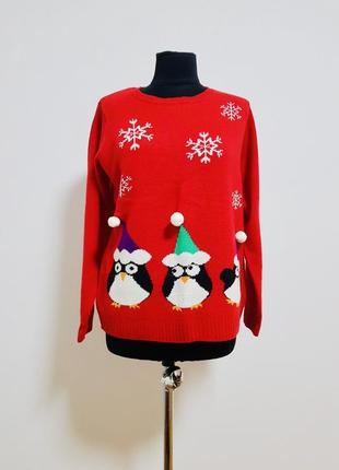 Праздничный свитер 🐧🎄
