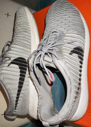 Nike roshe two flyknit (wolf grey)4 фото