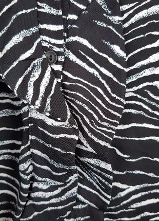 Меди платье рубашка h&amp;m в принт зебра.9 фото