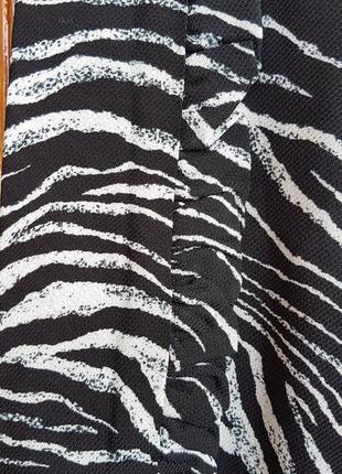 Меди платье рубашка h&amp;m в принт зебра.10 фото