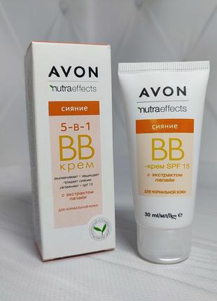 Вв-крем "сияние" с spf 15 avon nutraeffects