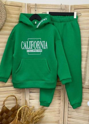 Теплий спортивний костюм тринитка