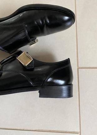 Туфли кожаные монки женские дорогой бренд accessoire diffusion размер 389 фото