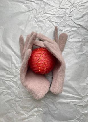 Мягкие подростковые перчатки на 12-15 лет