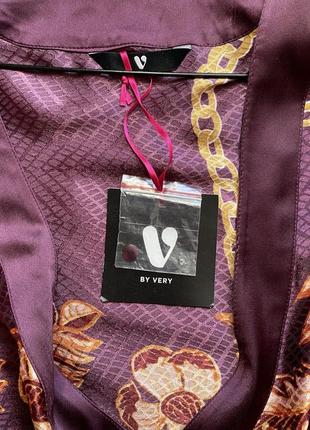 Новое шикарно шёлковое кимоно v by very большой размер батал блуза