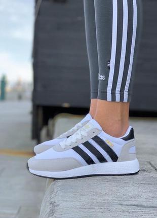 Кроссовки женские, мужские adidas iniki, серые (адидас иники, адидасы, кросівки)