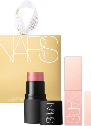 Подарунковий набір для губ та щік nars mini orgasm blush duo3 фото