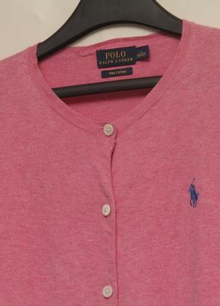 Polo ralph lauren рр xs кардиган  из хлопка pima свежие коллекции4 фото