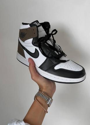 Кросівки jordan retro 1  dark mocha3 фото