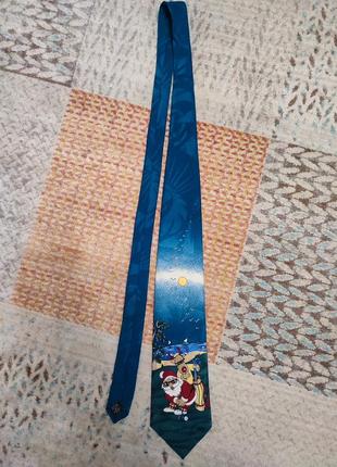 Tie rack галстук новогодний санта клаус6 фото