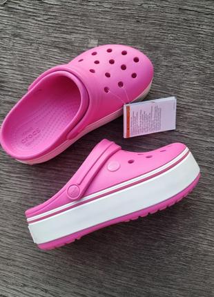 Сабо на платформі crocs platform w5-34/35