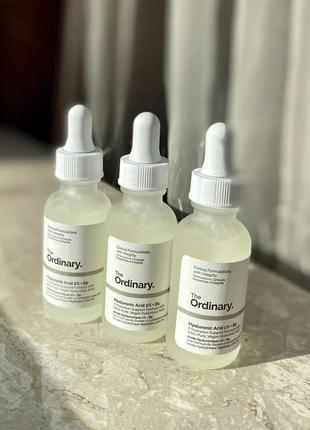 Сыворотка для глубокого увлажнения кожи the ordinary hyaluronic acid 2% + b5