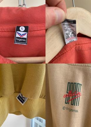 Винтажный пуловер свитшот с высокой горловиной на застежке trigema sport collection винтаж 70х 80х made in west germany adidas puma m l9 фото