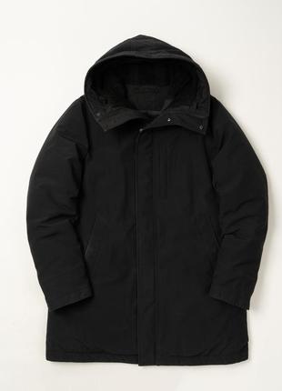 Uniqlo navy down parka jacket&nbsp; мужская куртка парка1 фото
