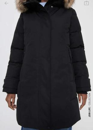 Пуховик парка zara, оригинал2 фото