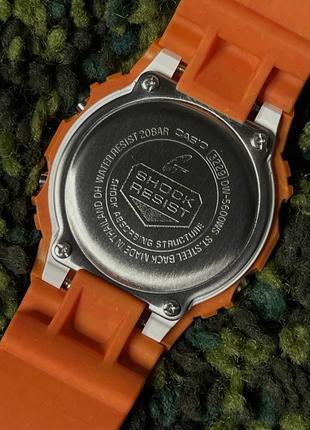 Часы саsio g-shock dw-5600ws-4 orange (new) | original4 фото