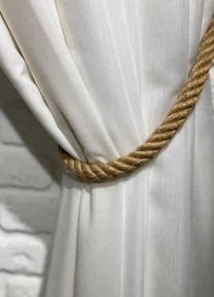 Подхват для штор канат мешковина