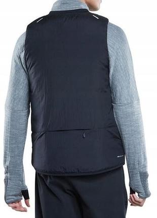 Жилетка муж. nike therma-fit adv down running vest (арт. dj0533-475)3 фото