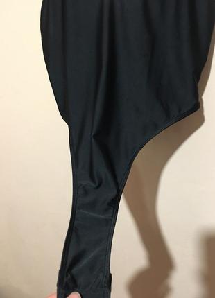 Боді з високими вирізами для ніг shein basics solid backless cami bodysuit — m8 фото